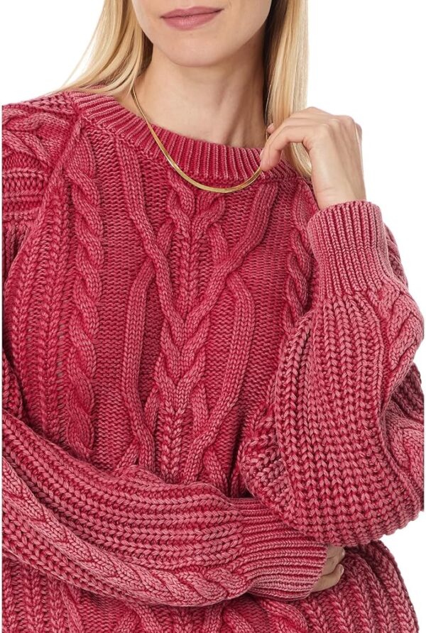 Women's Frankie Cable Sweater - Image 3